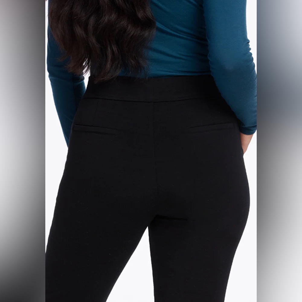 Woolx Emerson Straight Leg Pants in Black - Picture 4 of 10